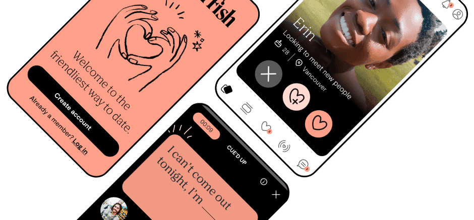 Foto's van de Plenty of Fish-app voor gratis daten